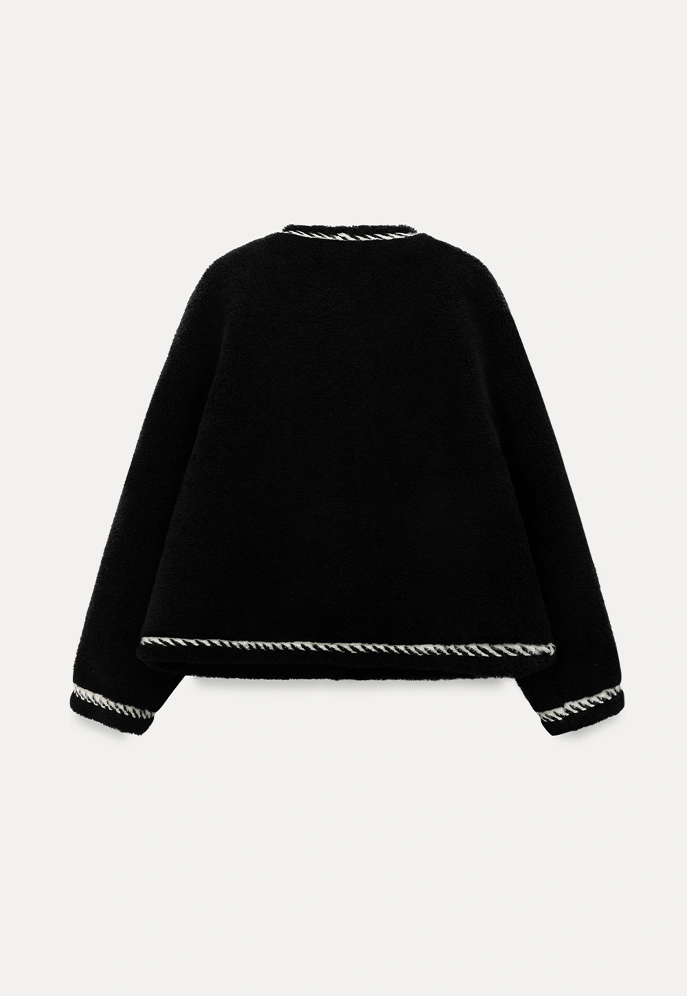 Chanel-Inspired Woven Quilted Short Jacket