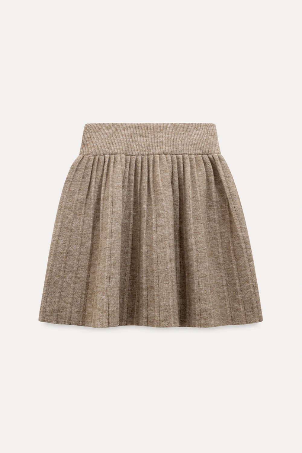 Zip Sweater and Pleated Skirt Combo