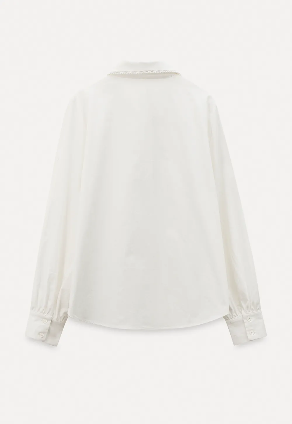 Oversized Peter Pan Collar Blouse