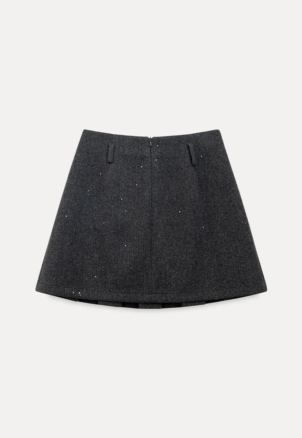 Sparkle Pleated Mini Skirt