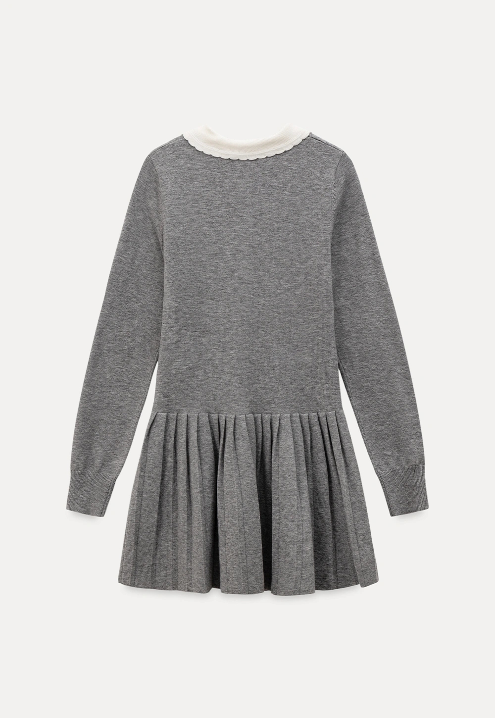 Argyle Knit Dress with Peter Pan Collar