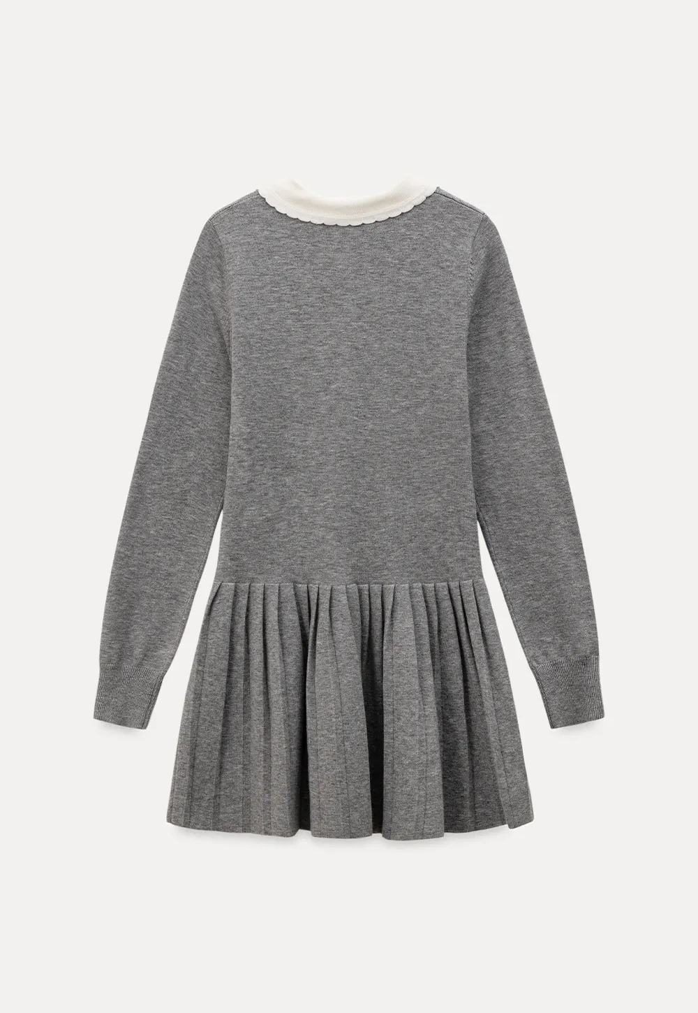 Argyle Knit Dress with Peter Pan Collar