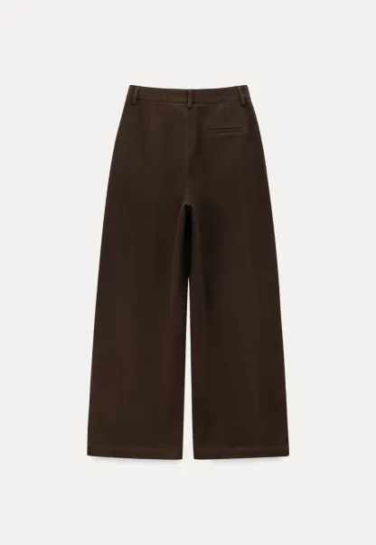 Wide-Leg Suit Trousers