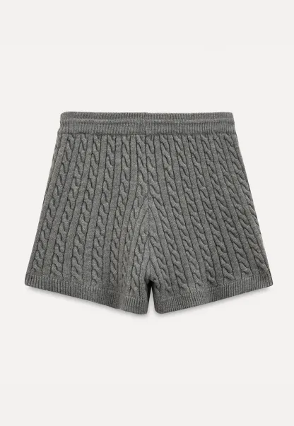 Cable-Knit Shorts