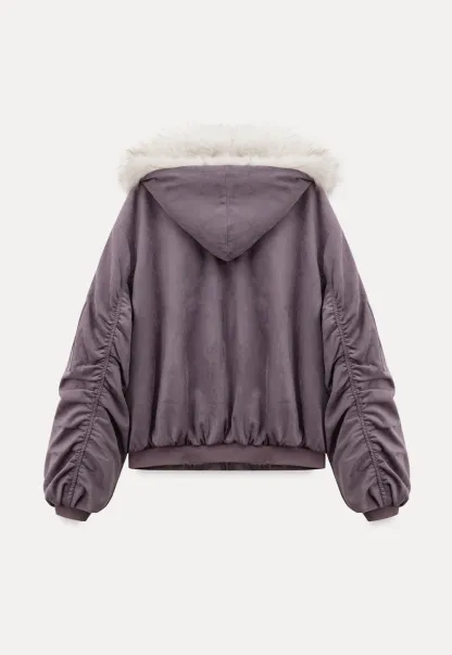 Women Double-Sided Fuzzy Coat