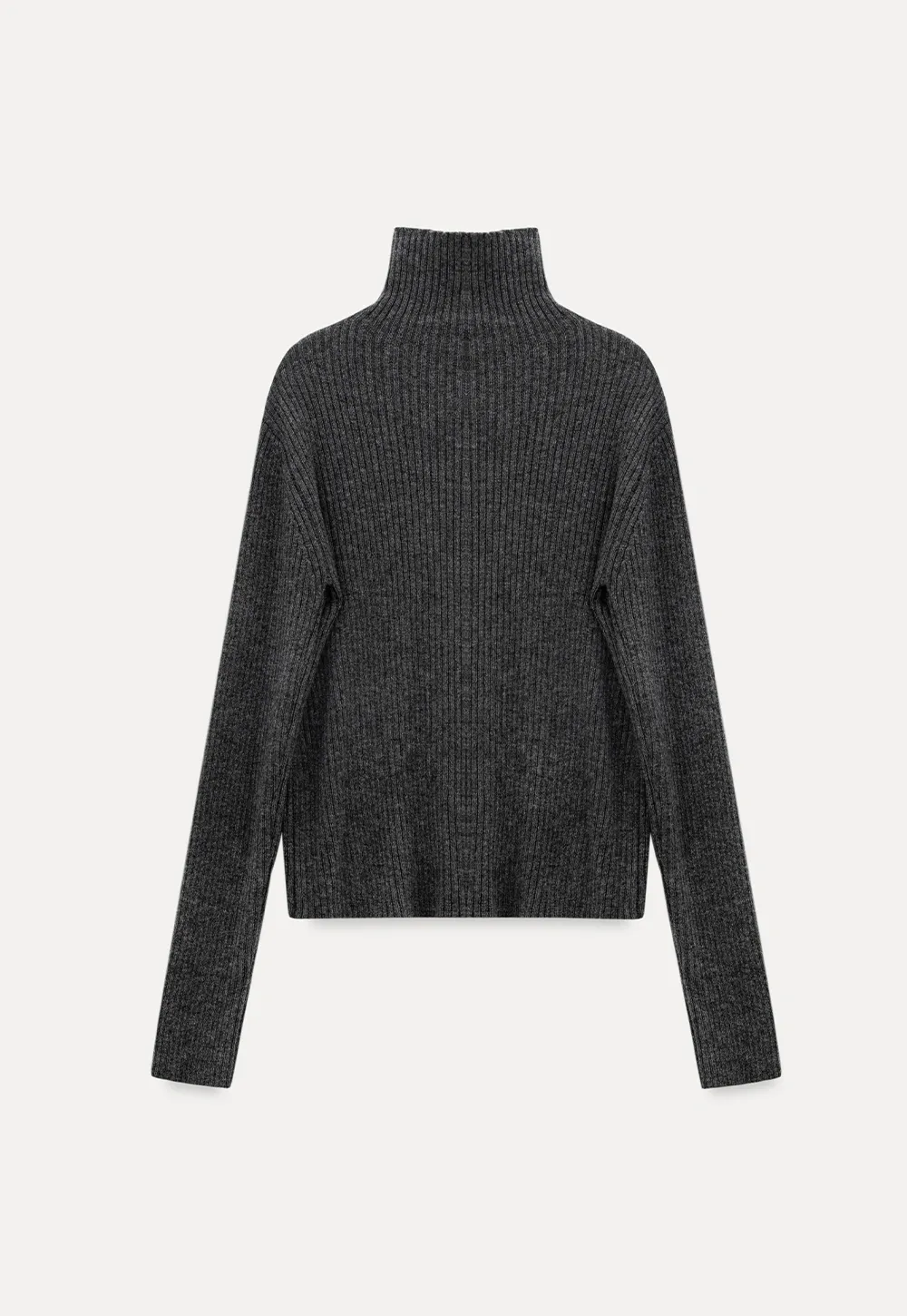 Women Ribbed Turtleneck Sweater for Fall