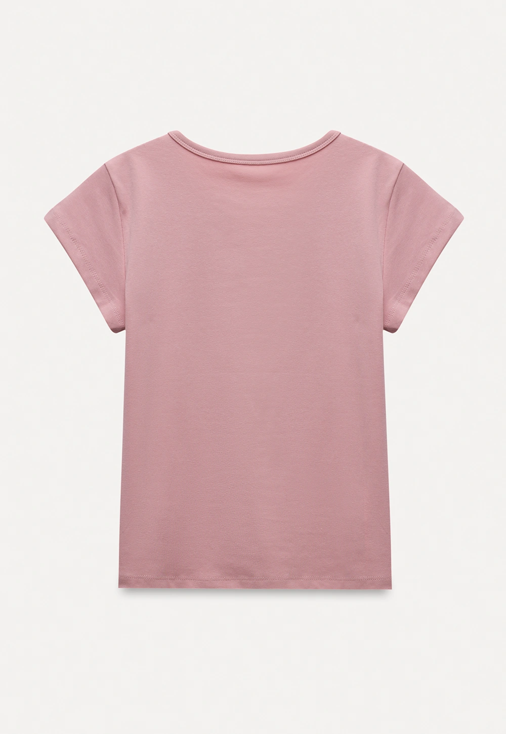 Slim Fit Contrast Letter Tee for Women