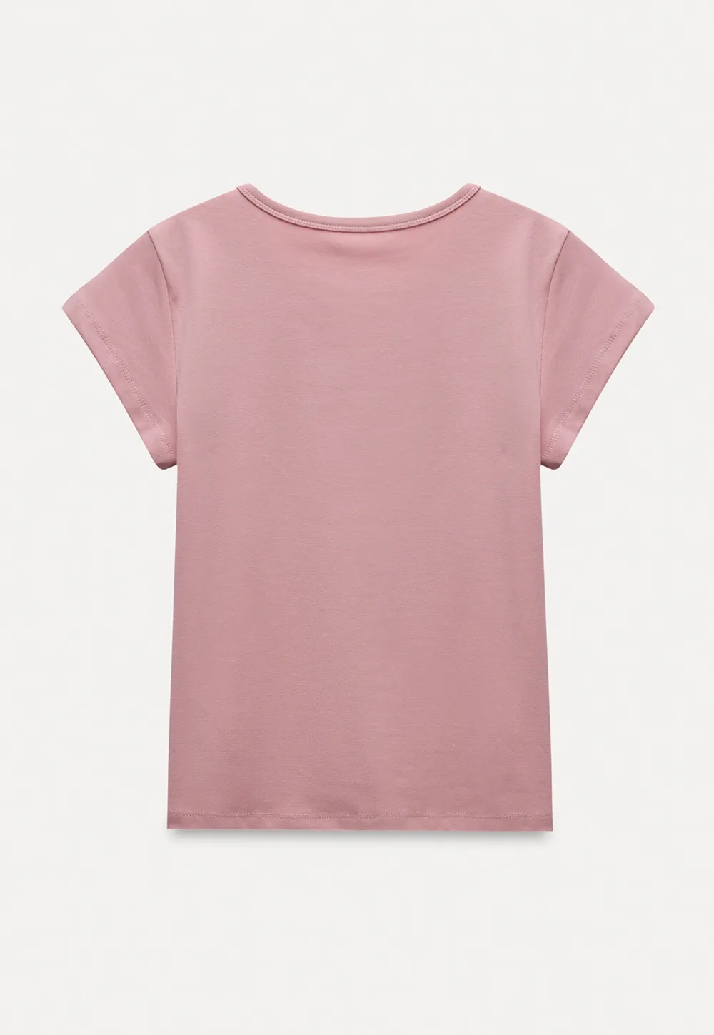 Slim Fit Contrast Letter Tee for Women