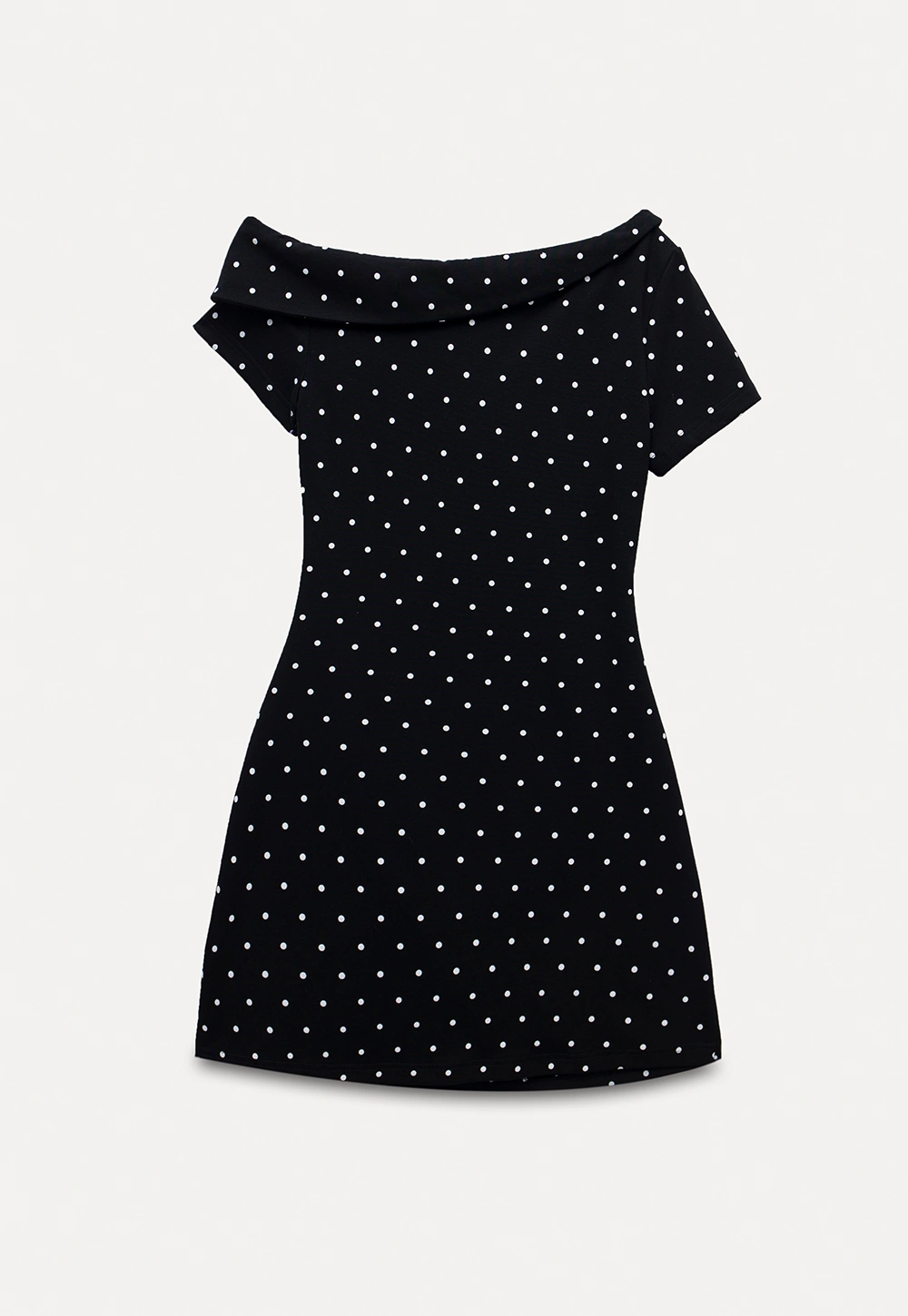 Women’s One Shoulder Polka Dot Mini Dress