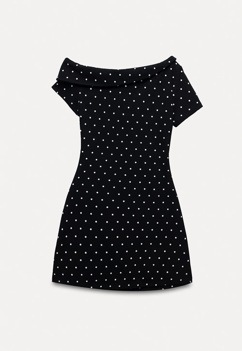 Women’s One Shoulder Polka Dot Mini Dress
