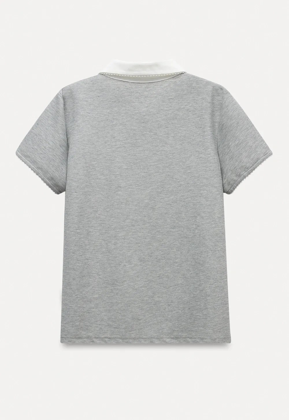 Women’s Contrast Collar Polo T-Shirt