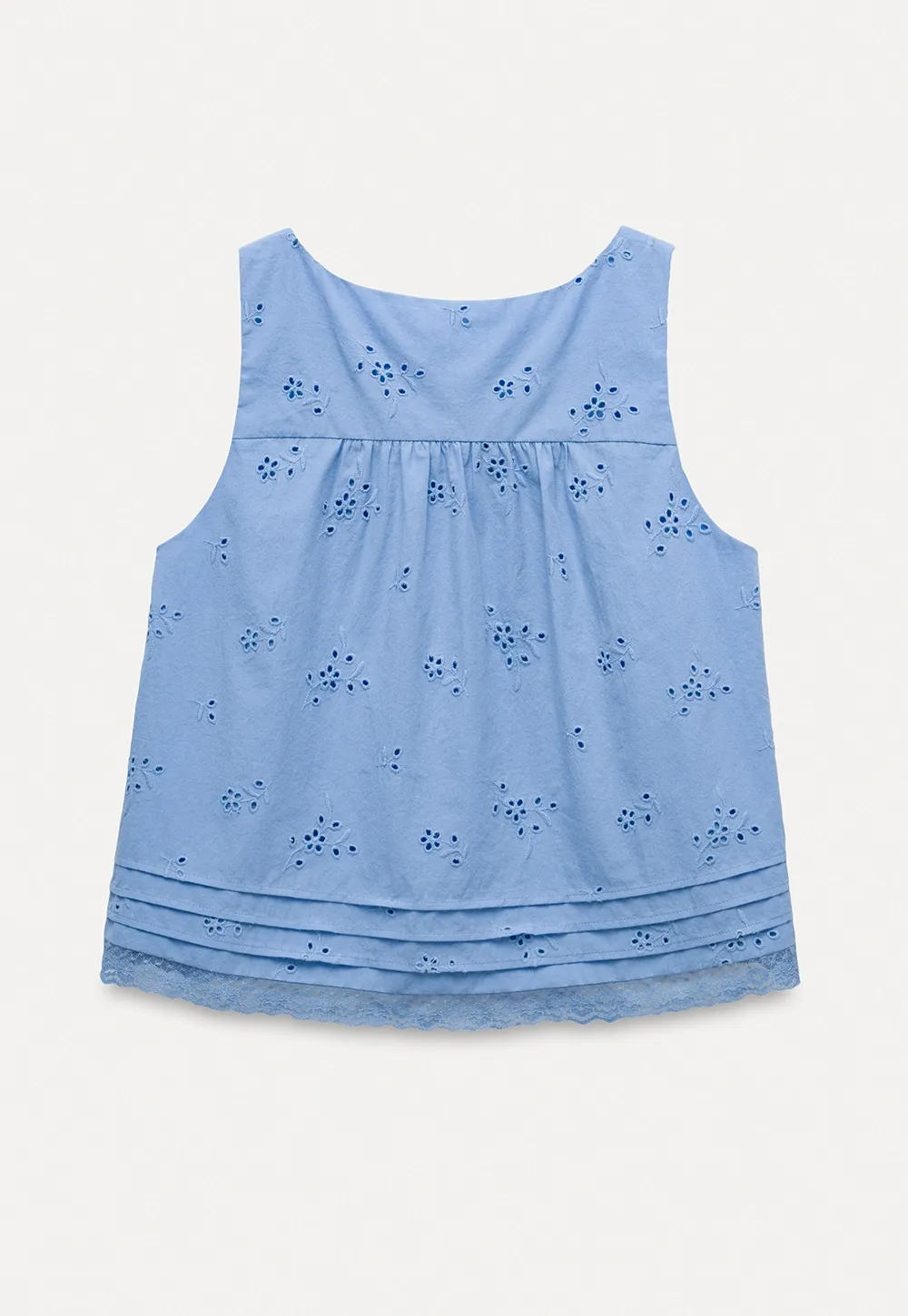 Women’s Eyelet Embroidered Tank Top