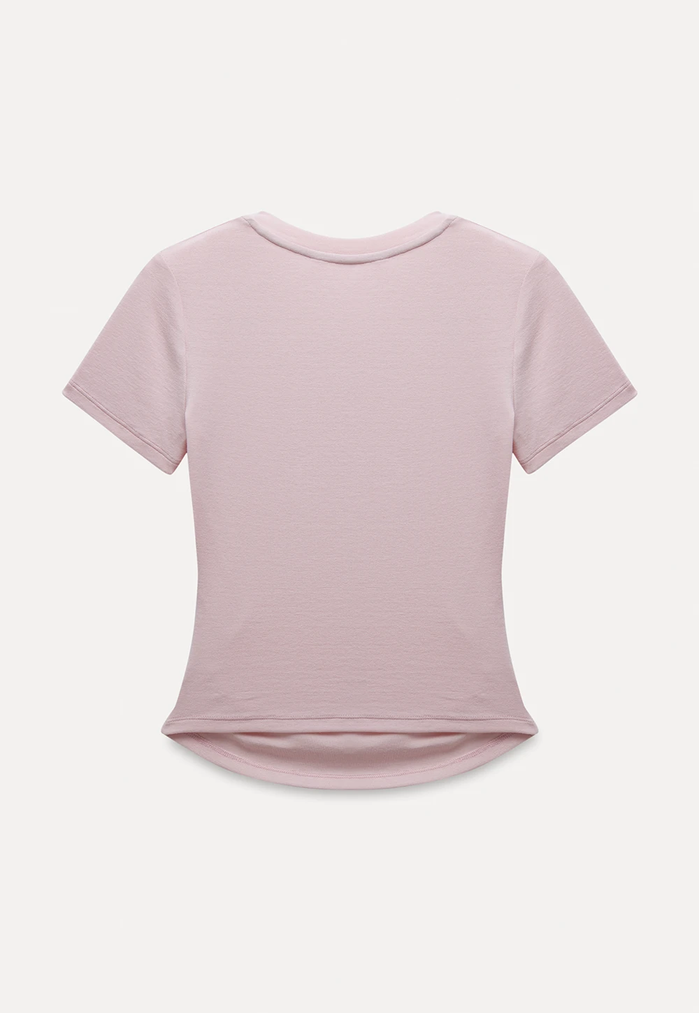 Ruched Slim Fit Short Sleeve Tee