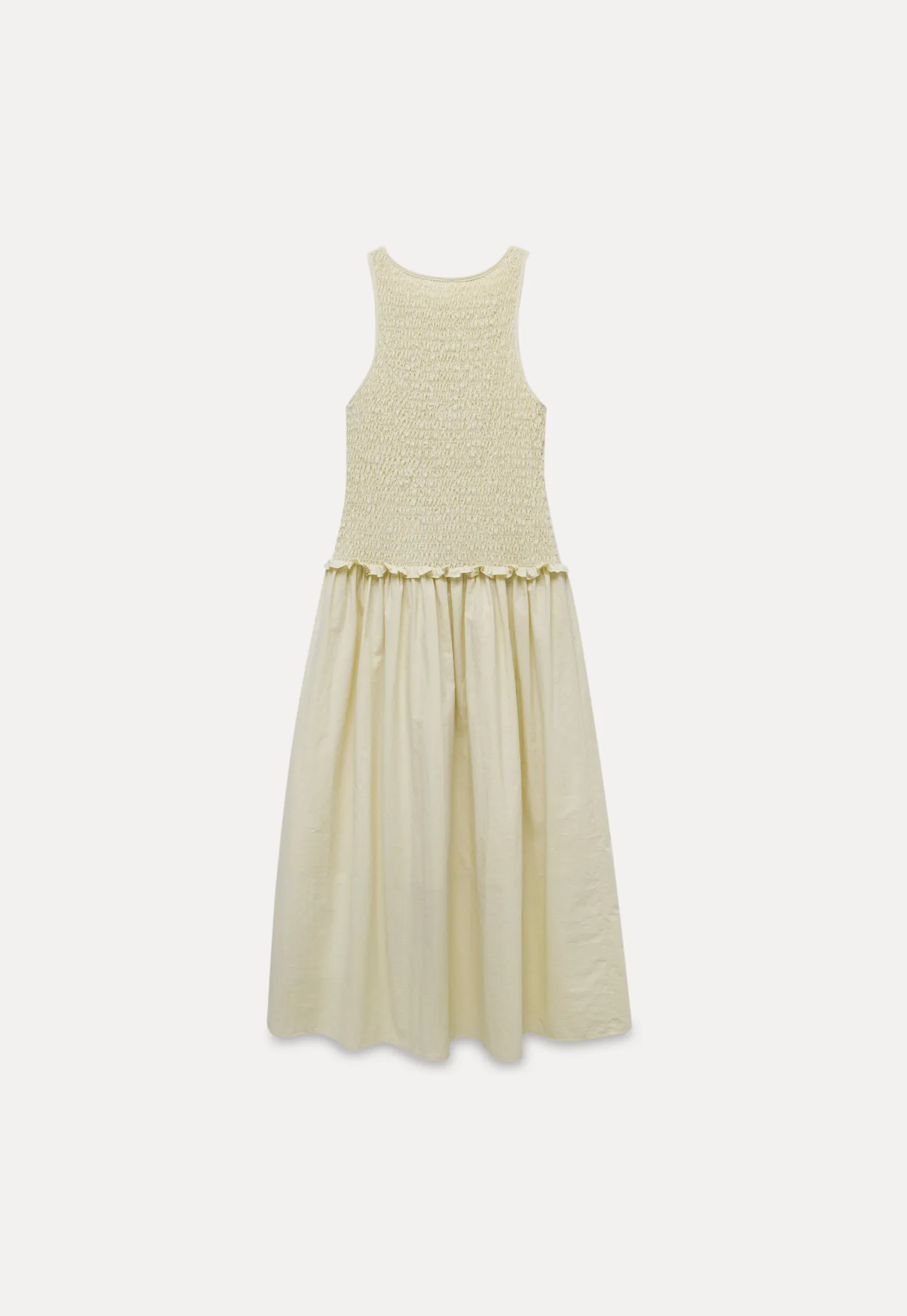 Women's Sleeveless Smocked Midi Dress