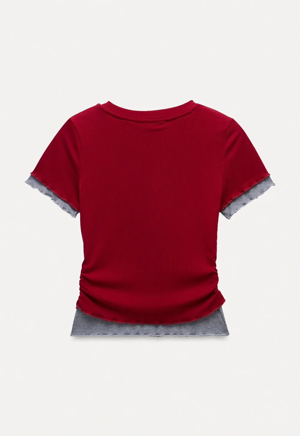 Women's Layered Look Short Sleeve T-Shirt