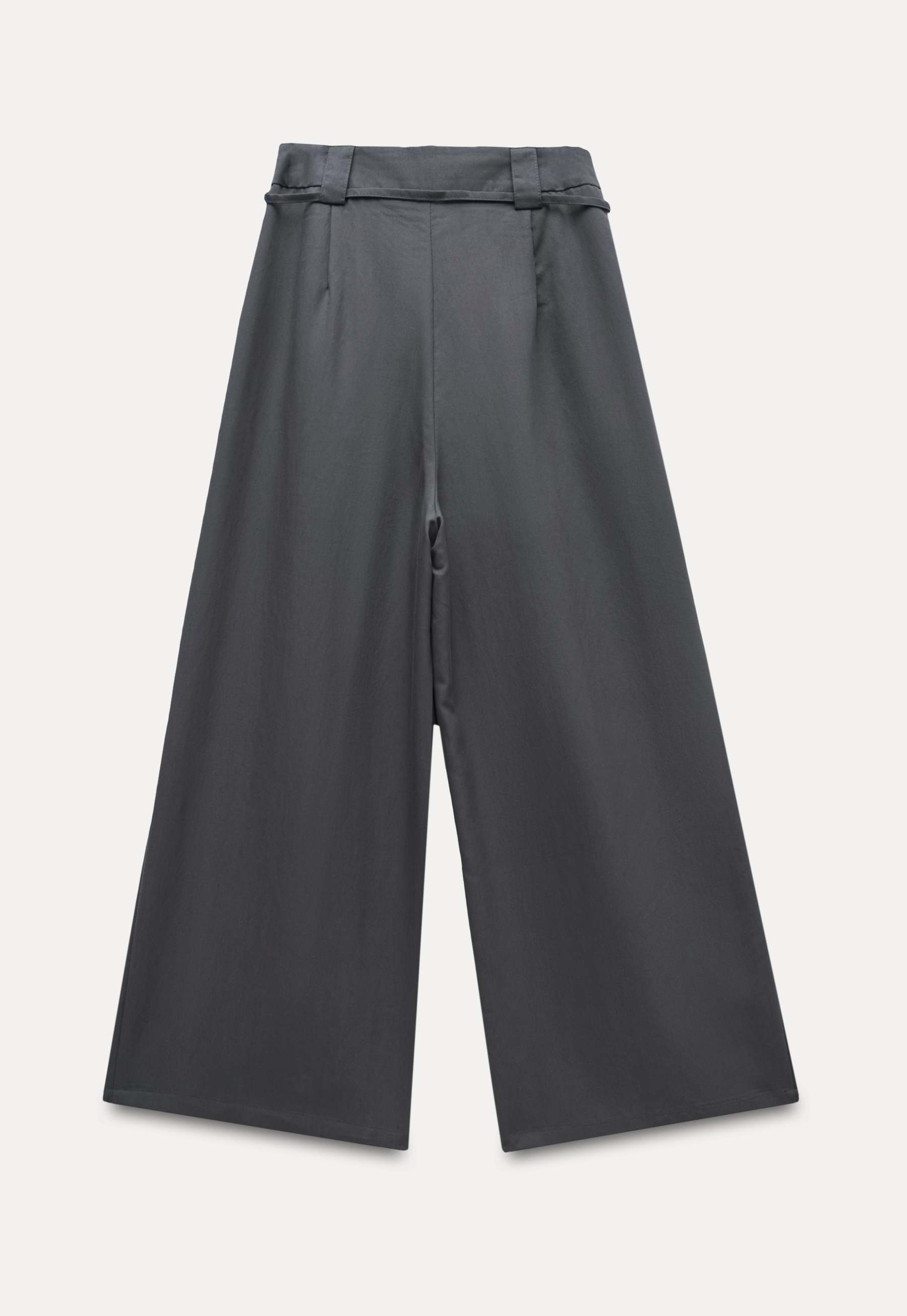 Wide-Leg Pleated Pants