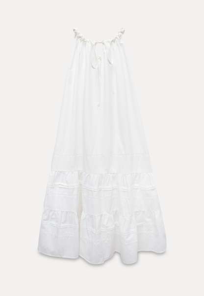 Ruffle Hem Maxi Dress