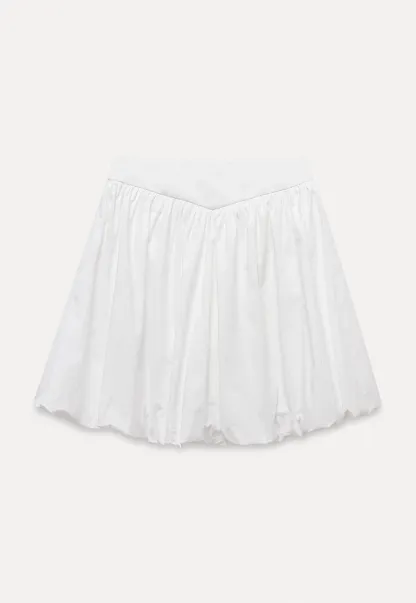 High Waist Bubble Mini Skirt