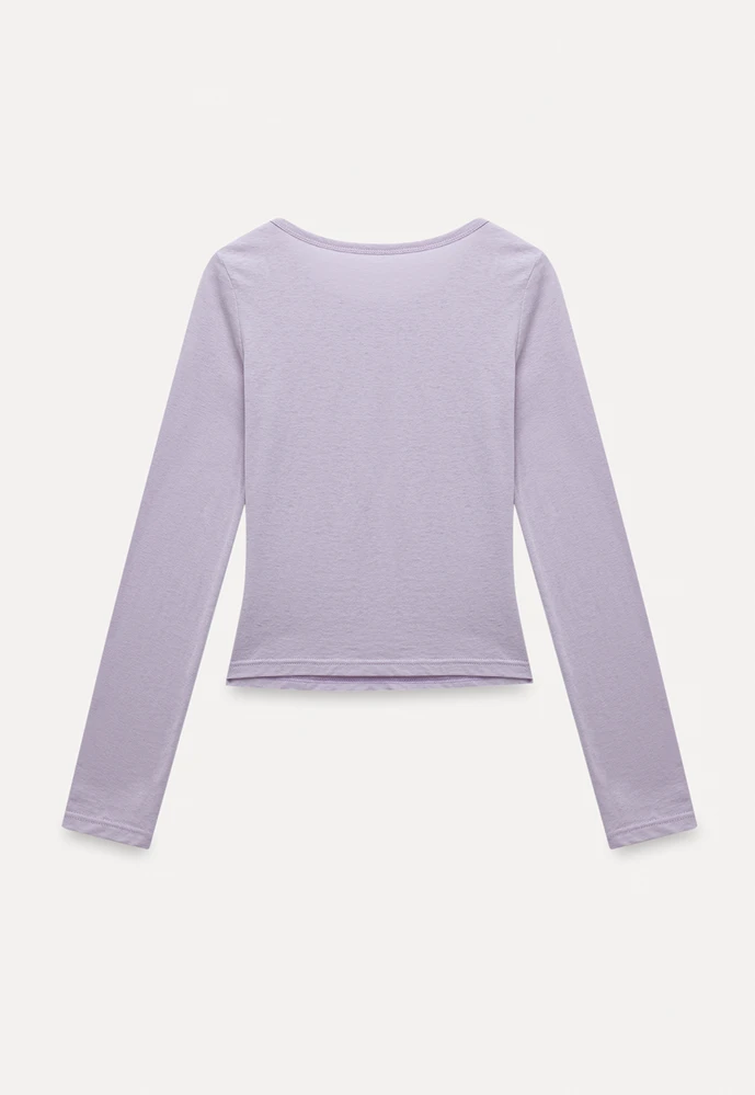 Women’s Cropped Long-Sleeve Tee