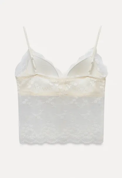 Women’s Lace Padded Bralette Cami