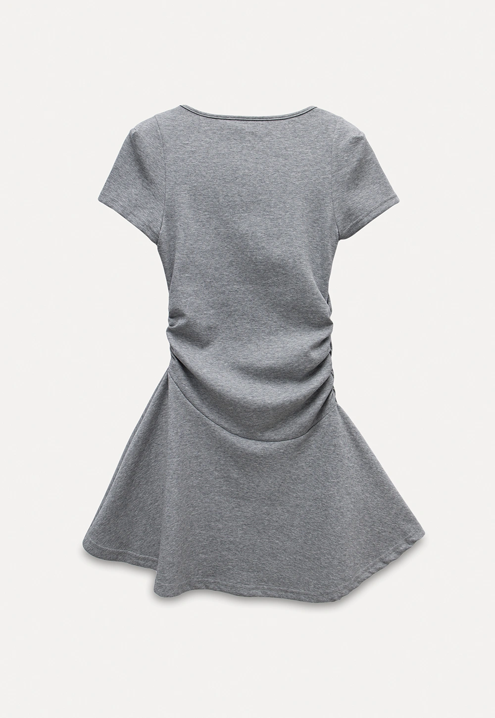 Women's Square Neck Fit and Flare Mini Dress