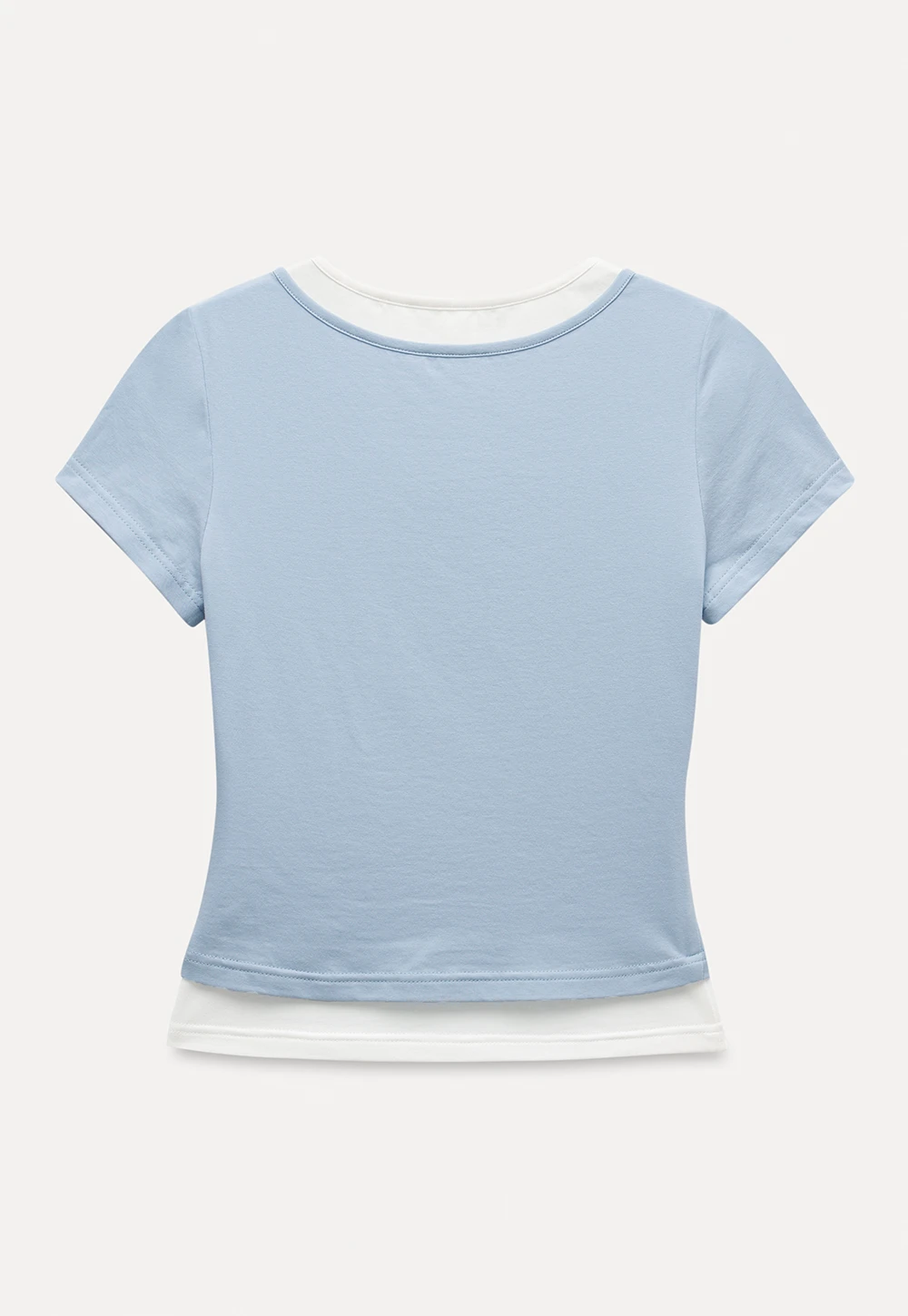 Women’s Slim Fit Button Front Ribbed T-Shirt