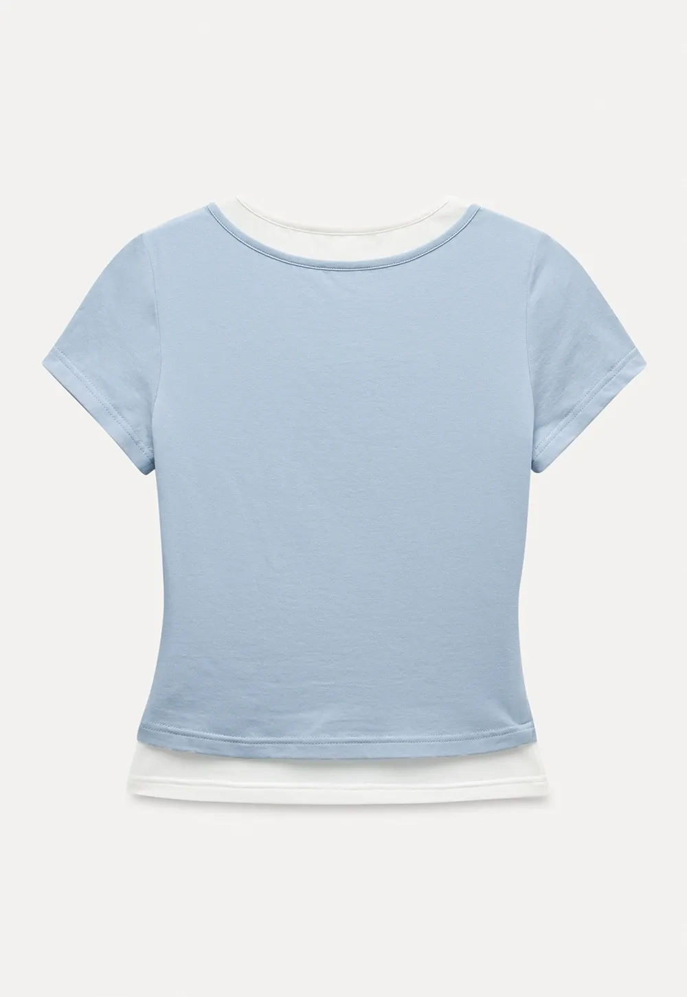 Women’s Slim Fit Button Front Ribbed T-Shirt
