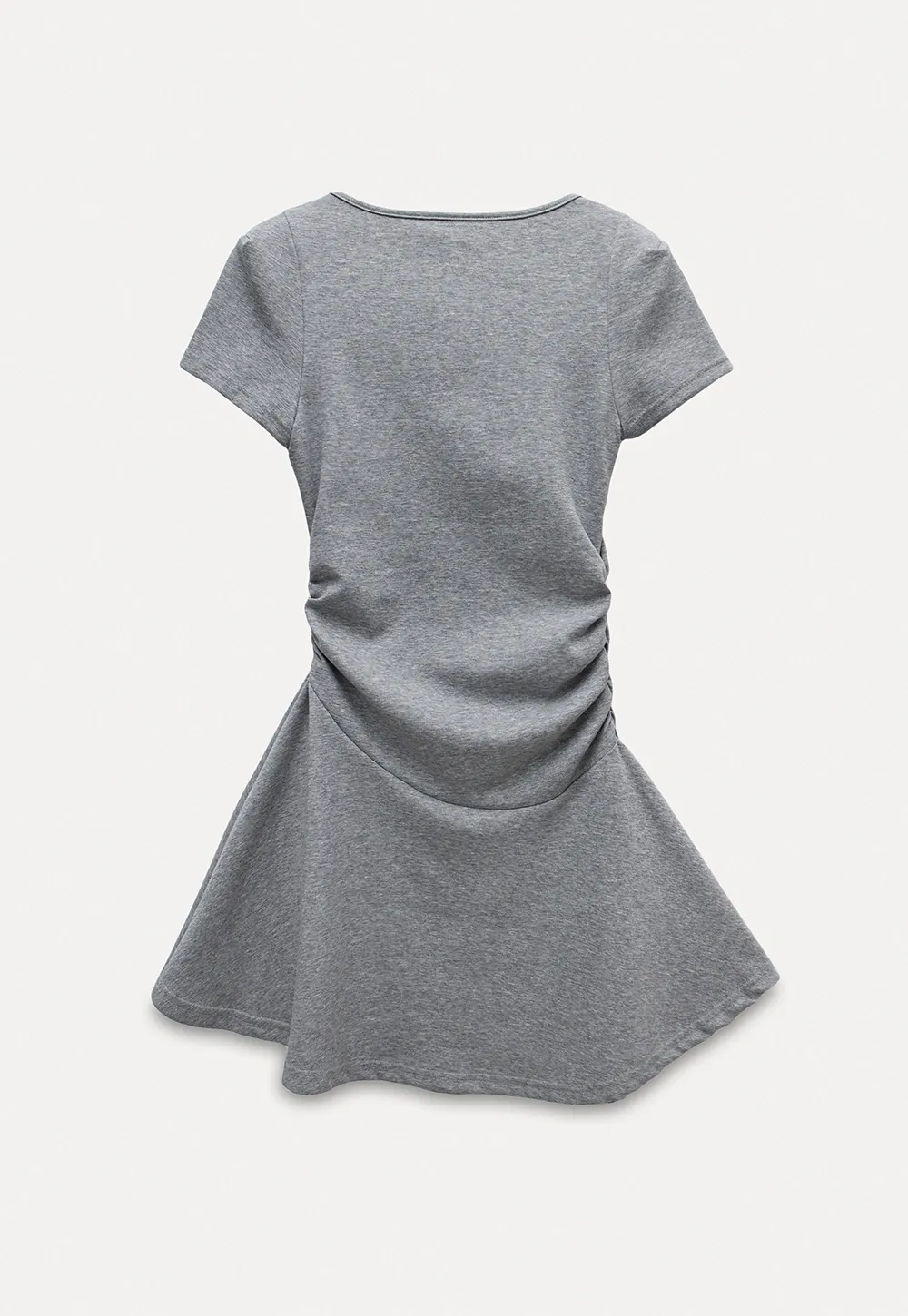 Women's Square Neck Fit and Flare Mini Dress