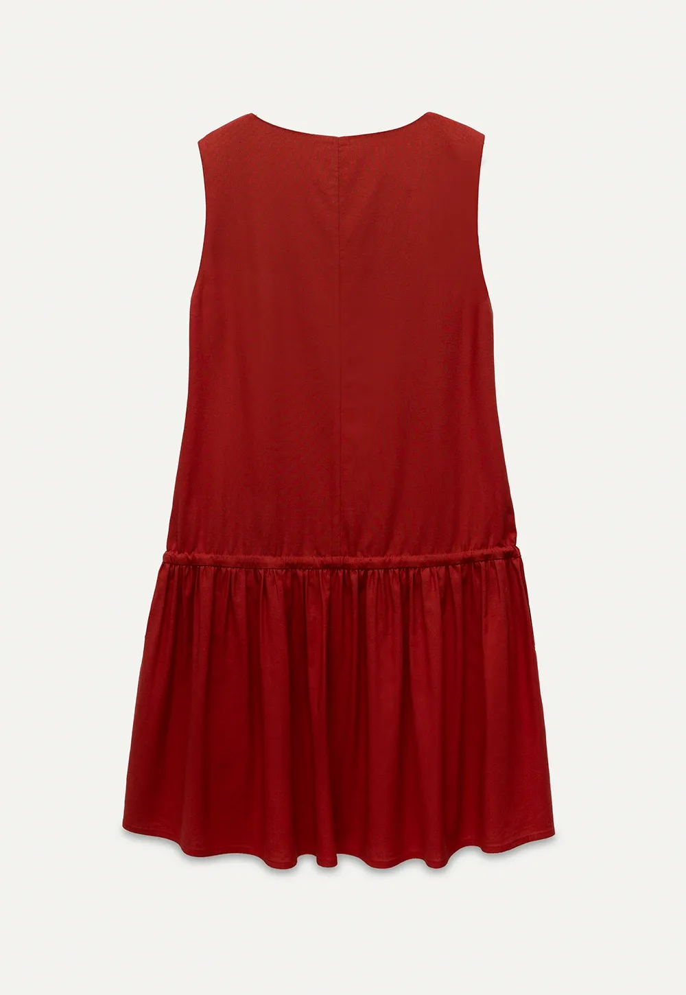 Buttoned Drop-Waist Sundress