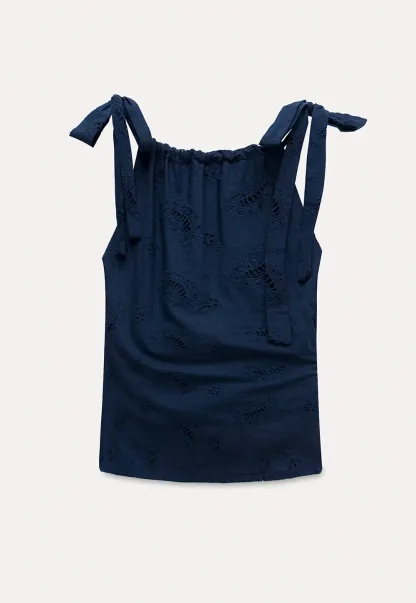 Eyelet Embroidered Cami Top