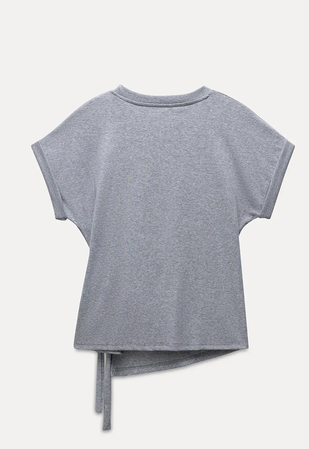 Asymmetric Side Tie Tee