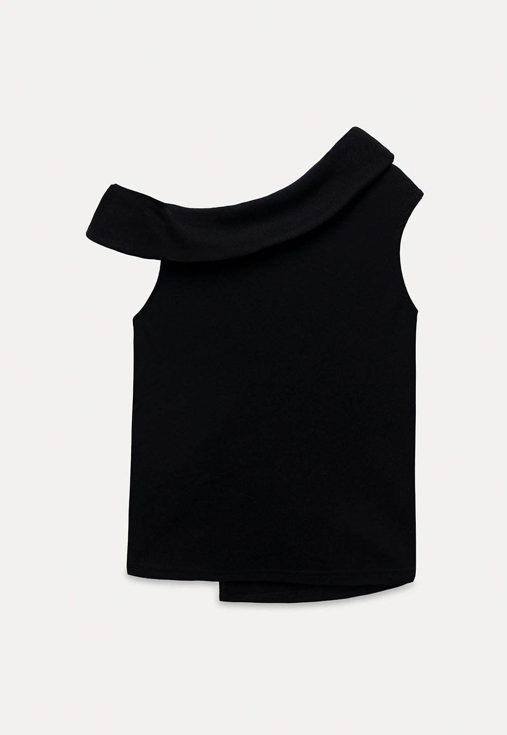 Belted Asymmetric Off-Shoulder Top