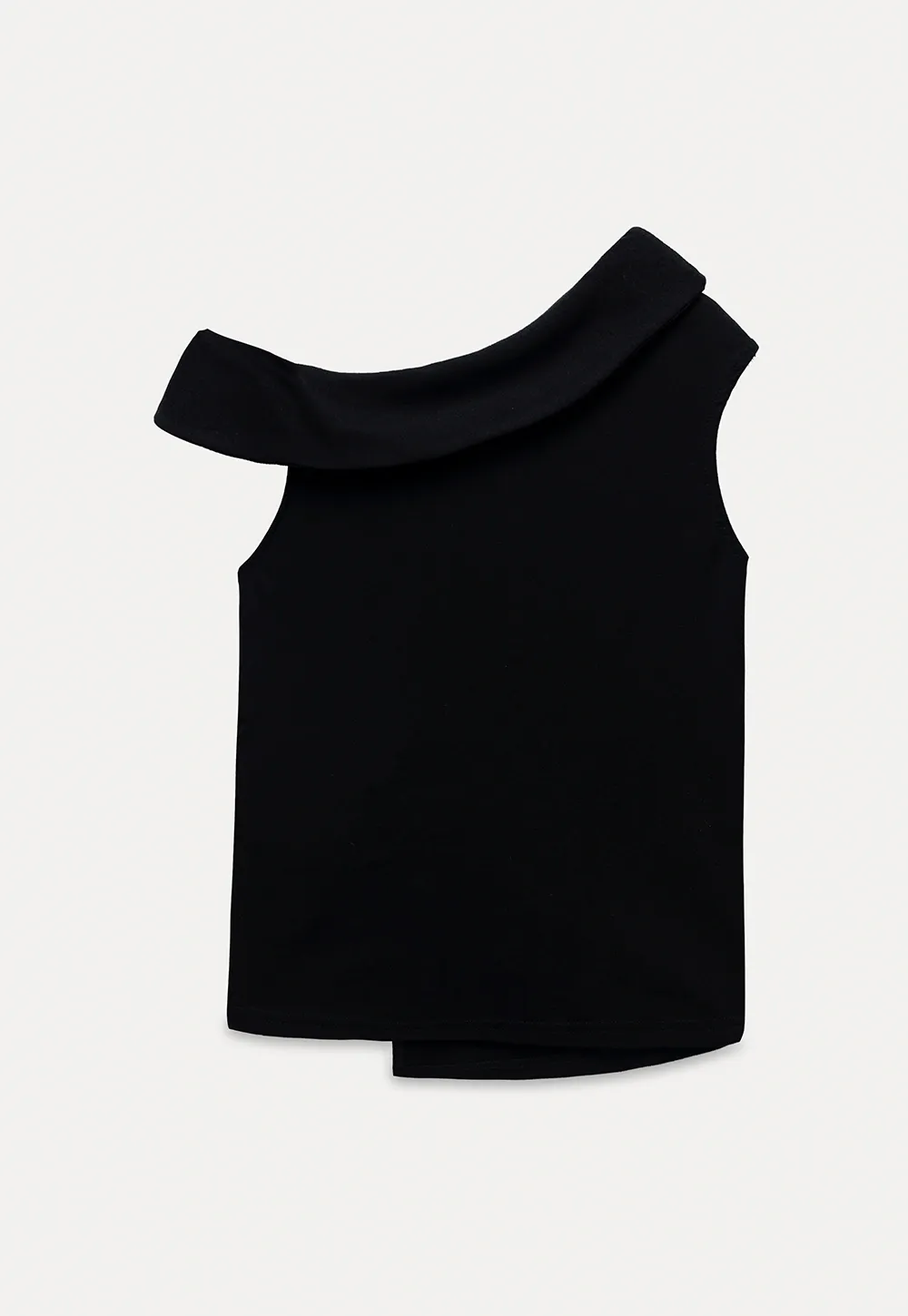 Belted Asymmetric Off-Shoulder Top