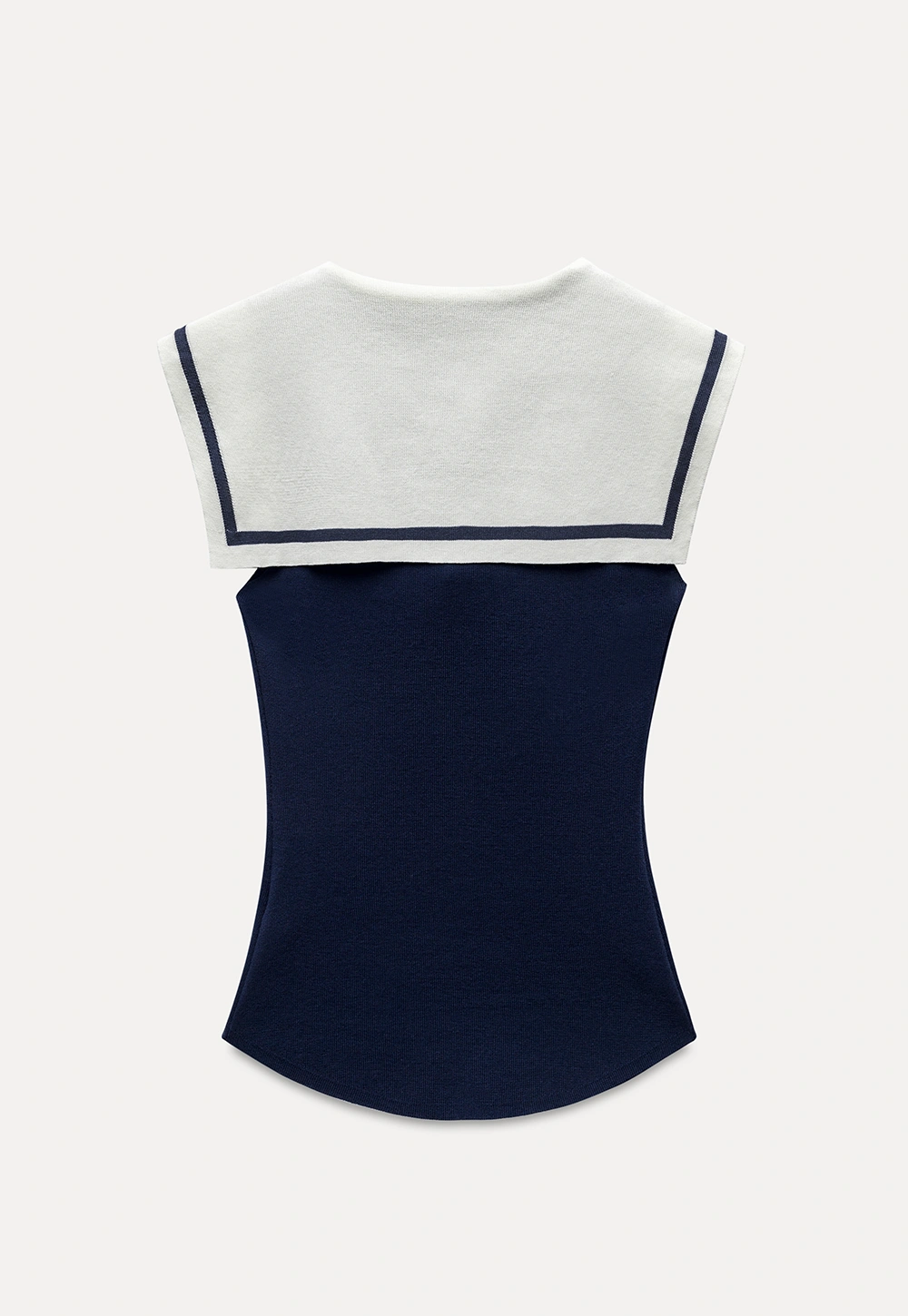 Women's Sailor-Scarf Knit Top Tank