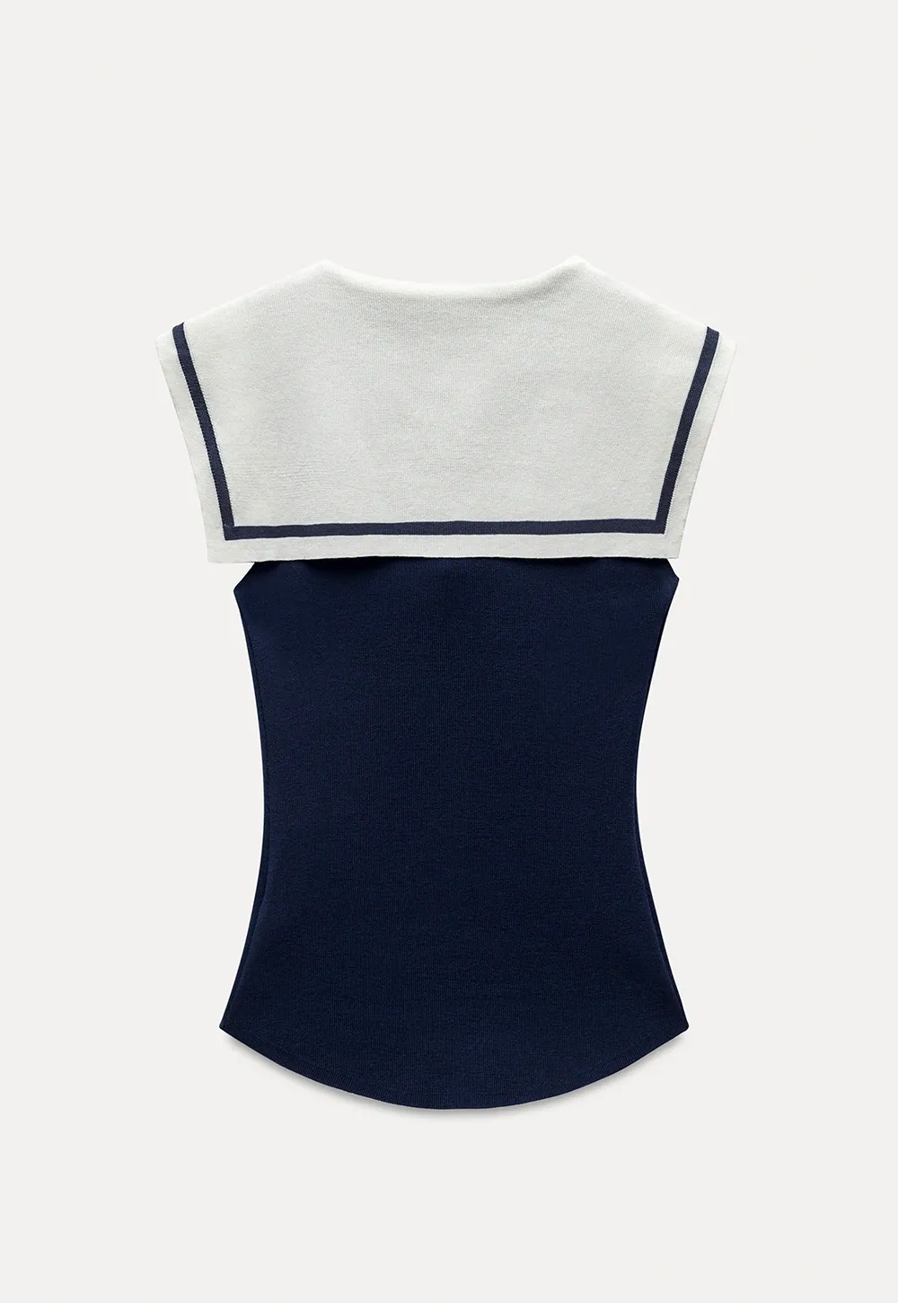 Women's Sailor-Scarf Knit Top Tank