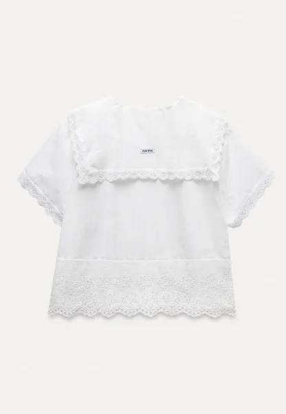 Women's Eyelet Lace Blouse