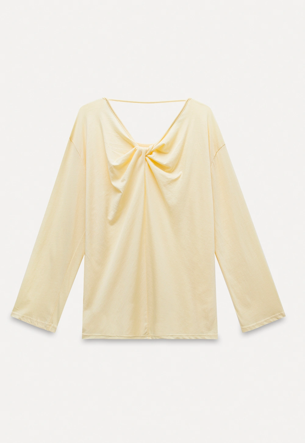 Women's Backless Long Sleeve T-Shirt