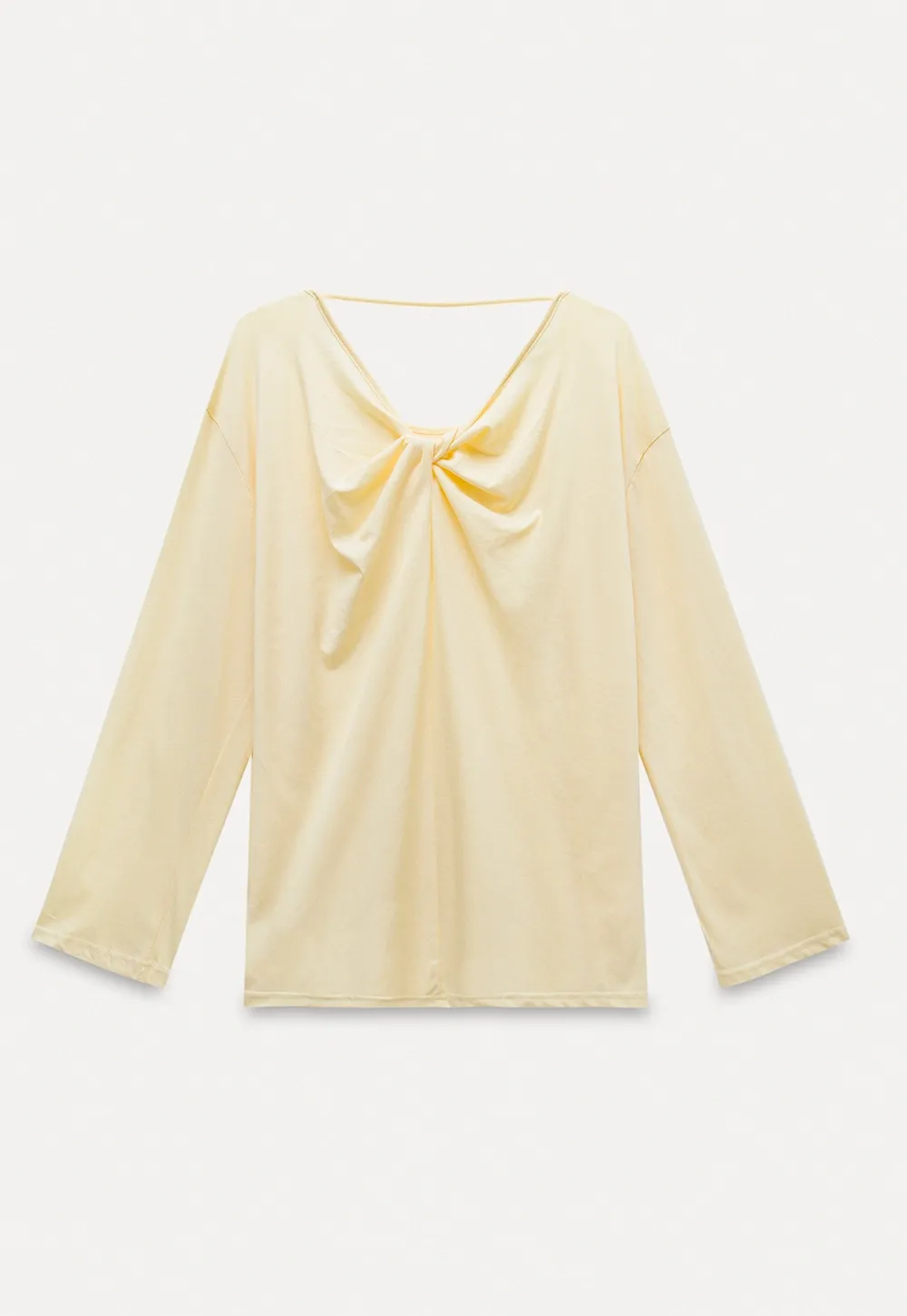 Women's Backless Long Sleeve T-Shirt