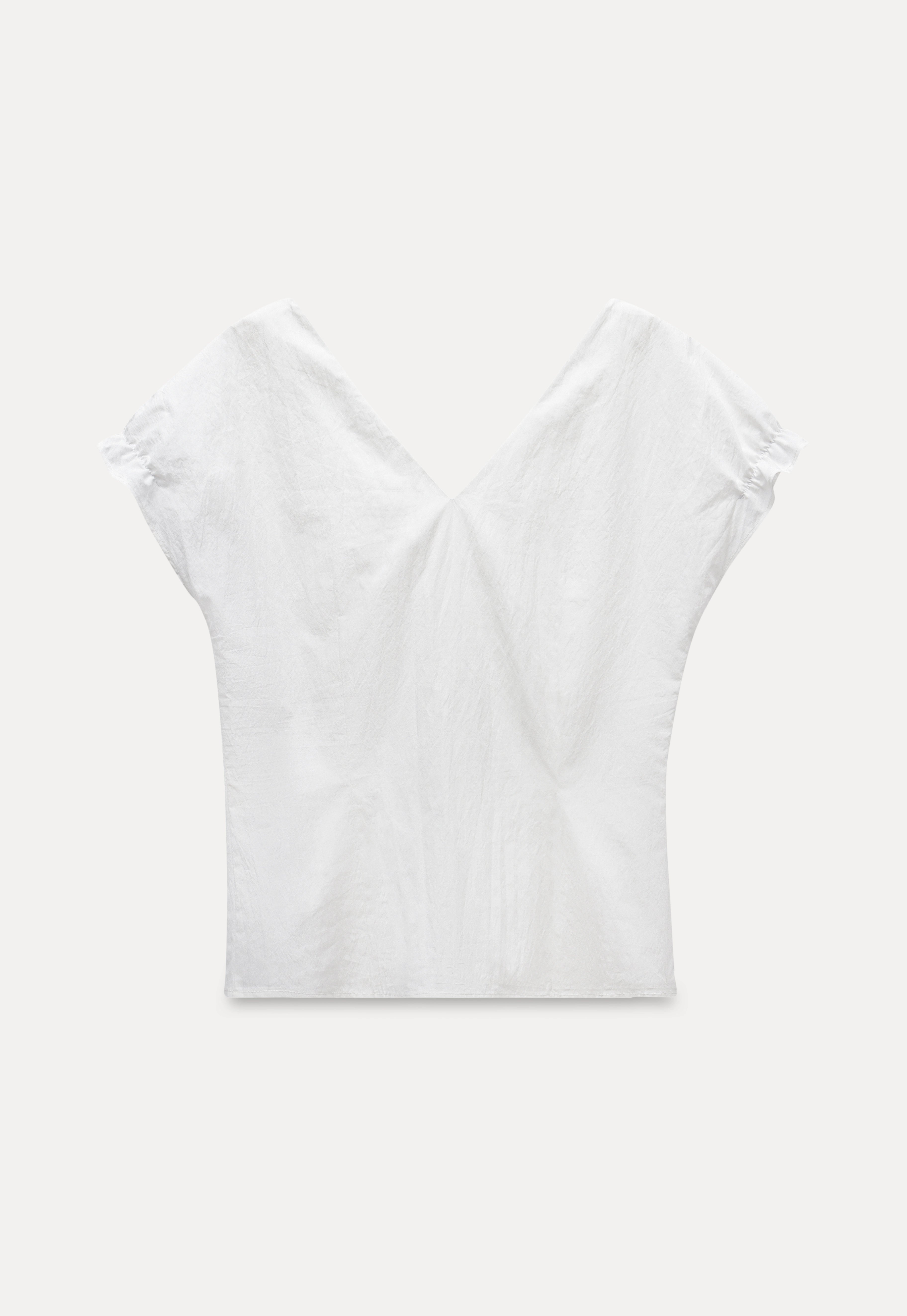 Women's Eyelet Lace V-Neck Blouse