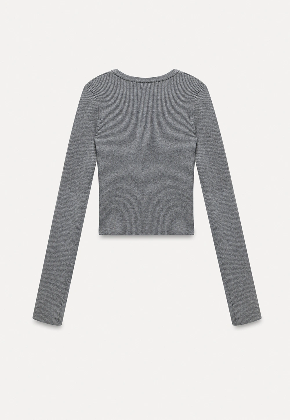 Women's Ribbed Cropped Cardigan