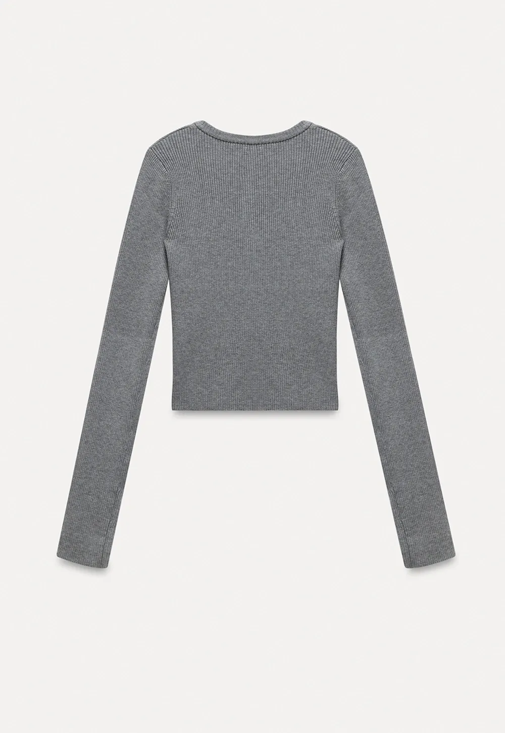 Women's Ribbed Cropped Cardigan