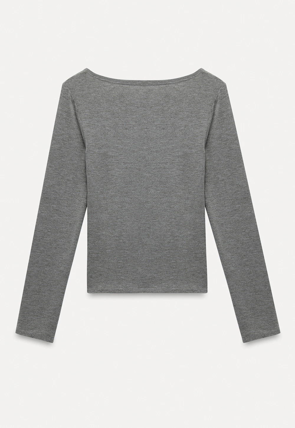 Women's Tie-Front Cutout Long-Sleeve Top