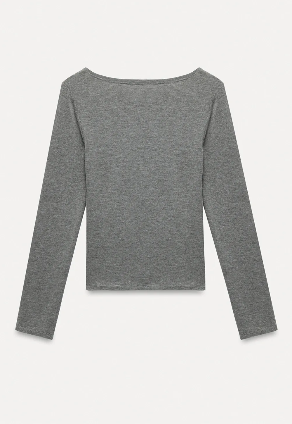 Women's Tie-Front Cutout Long-Sleeve Top