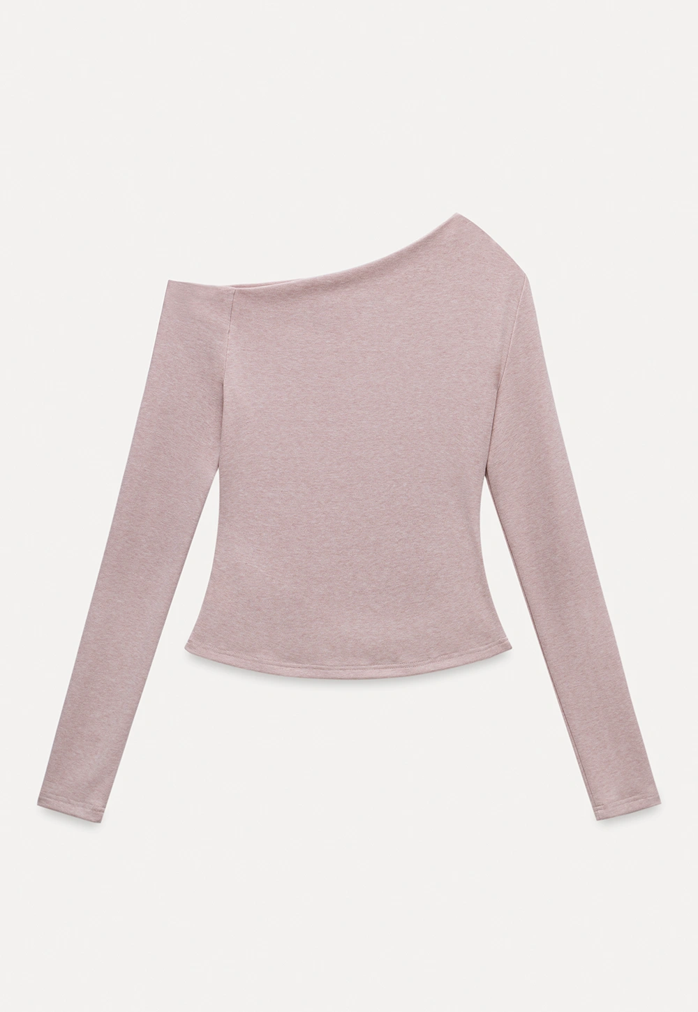 Women's Off-Shoulder Ruched Long-Sleeve Top