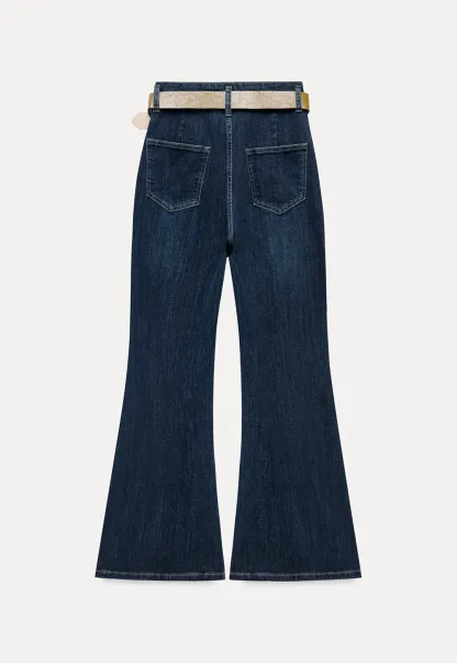 Women's High-Waisted Wide Leg Jeans
