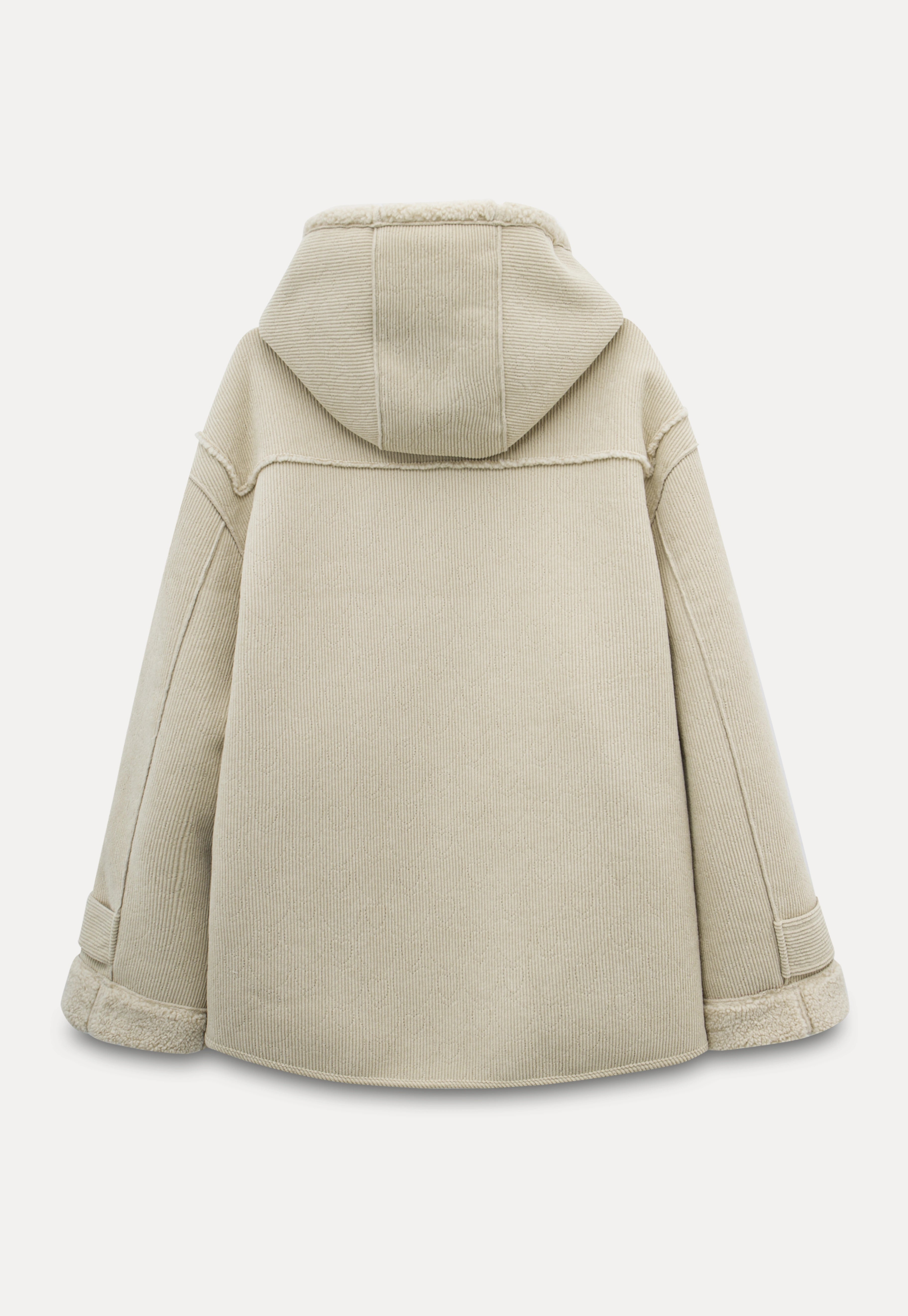 Women's Corduroy Toggle Hooded Coat – EGGKA