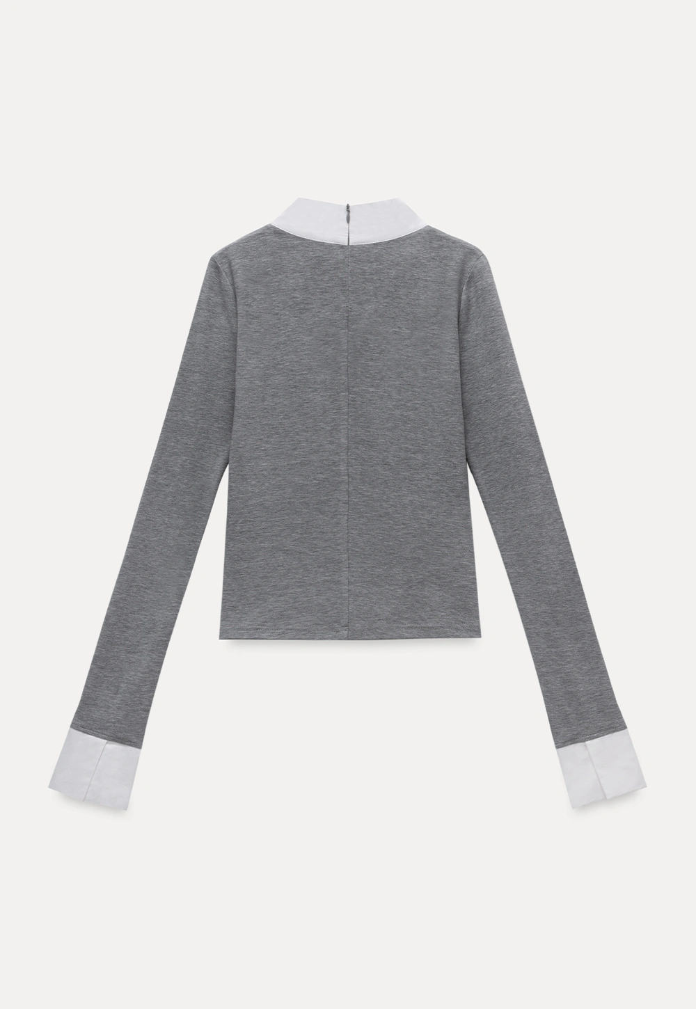 Women's Colorblock Scarf Neck Long Sleeve Top