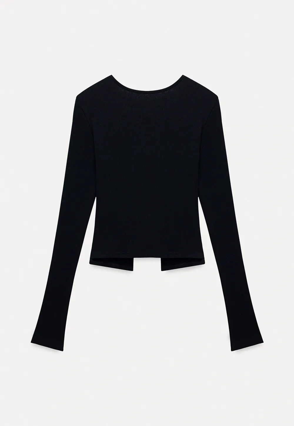 Women's Cut Out Front Long Sleeve Top