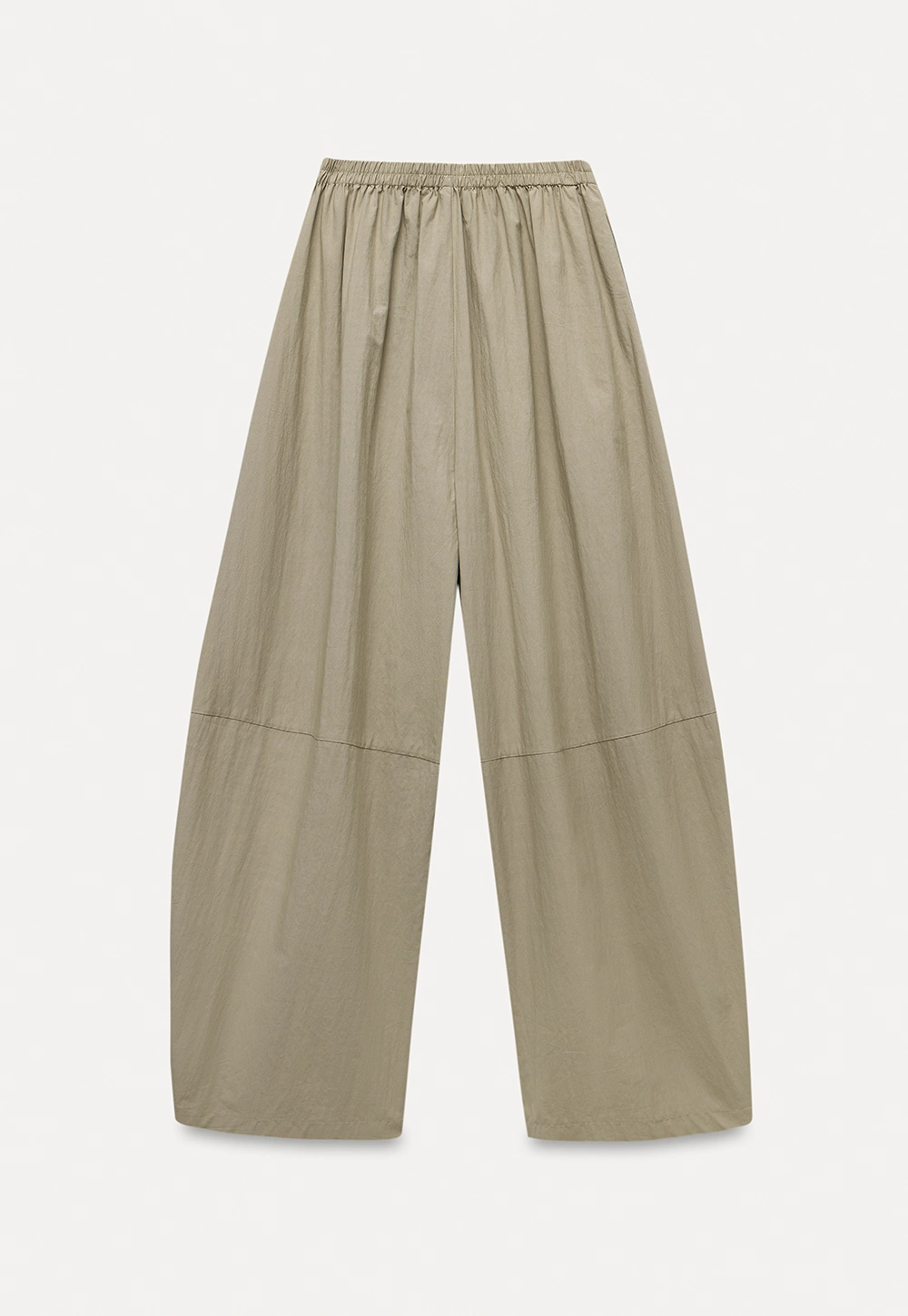 WomensElastic Waist Wide Leg Pants