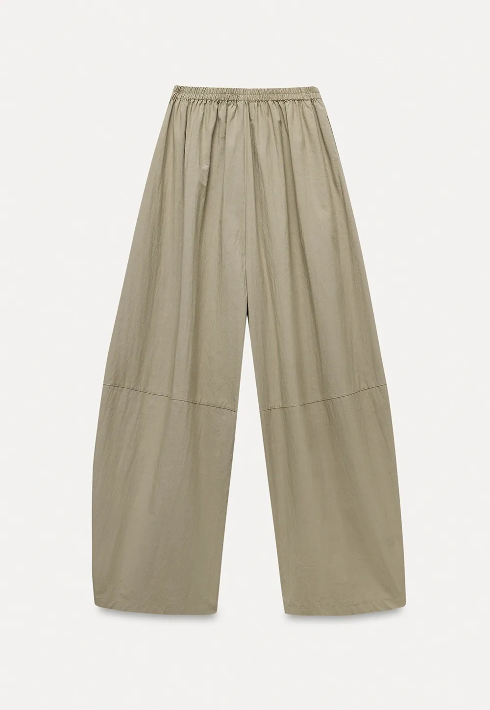 WomensElastic Waist Wide Leg Pants